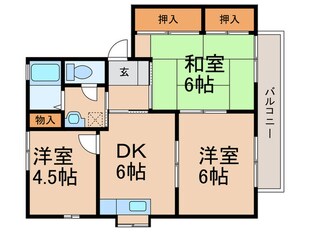 ディアスＢＥＮ芦屋の物件間取画像